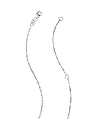 Bloomingdale's Fine Collection Blue Sapphire & Diamond Evil Eye Pendant Necklace in 14K White Gold, 18