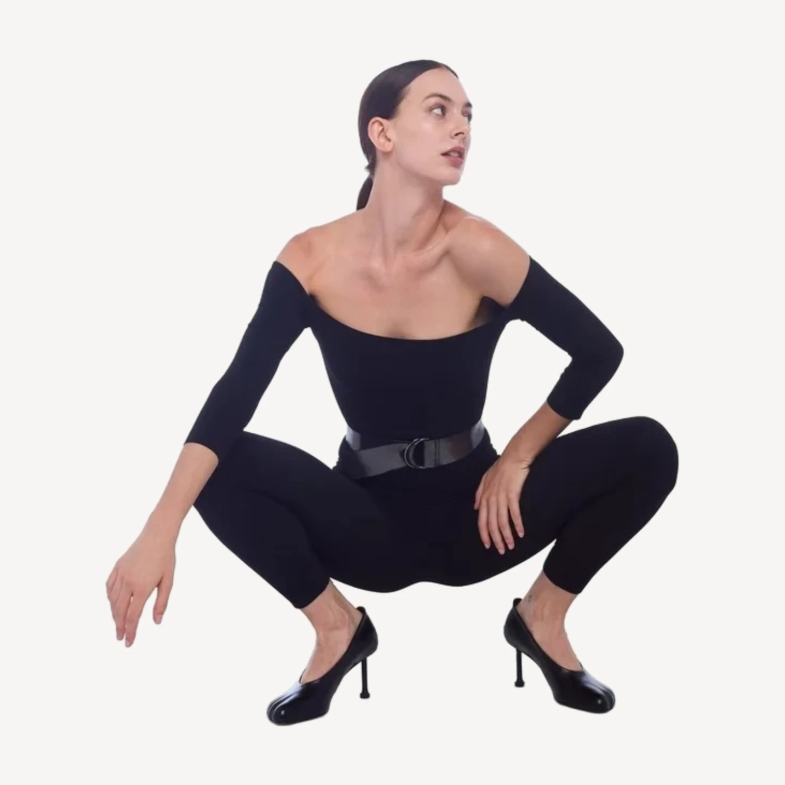 OFF SHOULDER CATSUIT