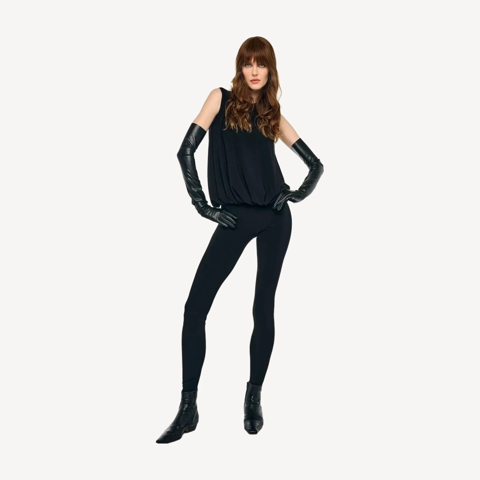 LEGGING WITH FOOTIE W.O WAISTBAND