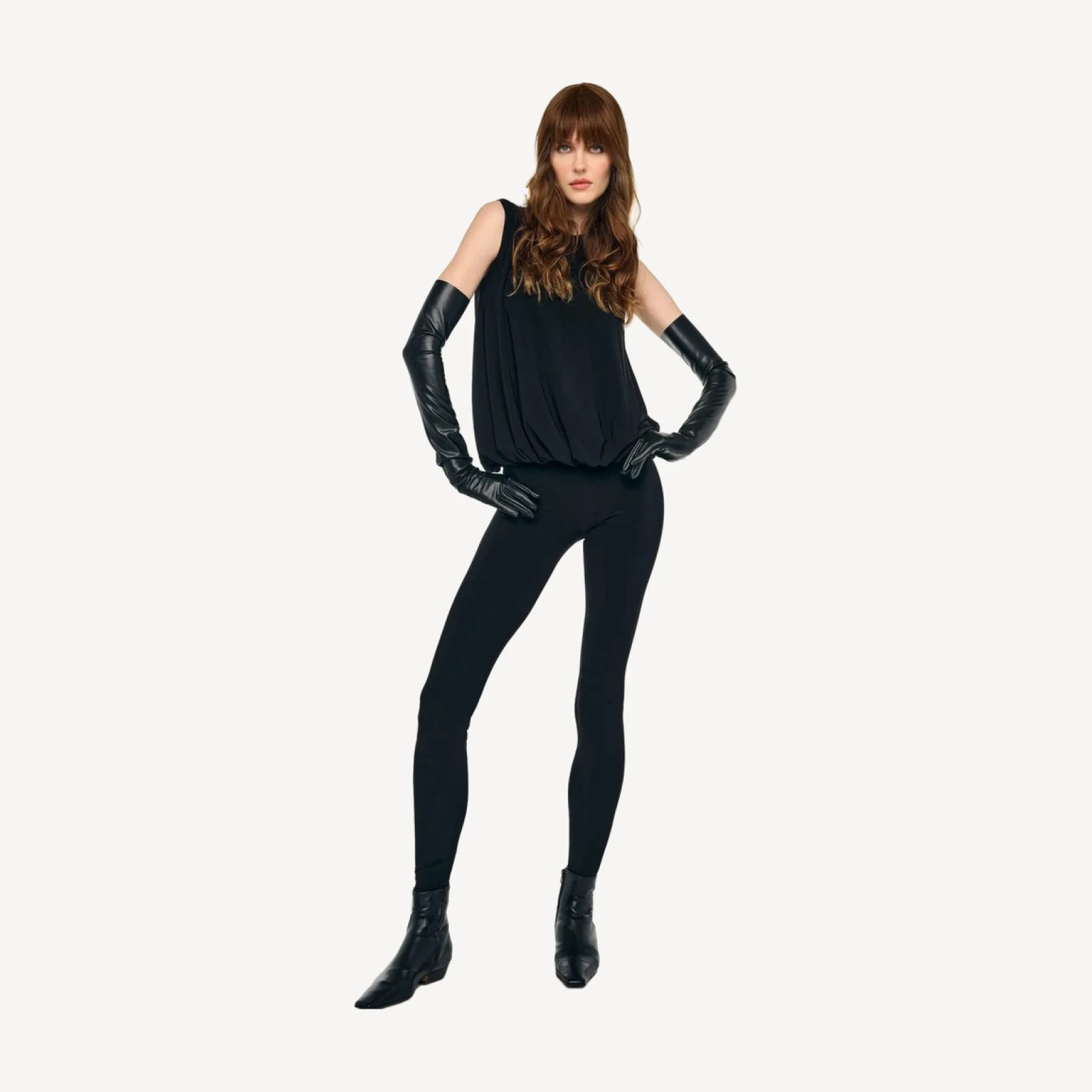 LEGGING WITH FOOTIE W.O WAISTBAND