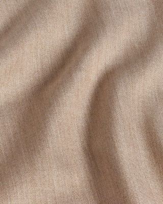 David Donahue Regular Fit Herringbone Sport Shirt