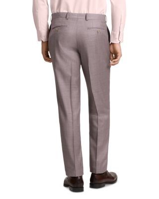 Ted Baker Winter Modern Fit Sharkskin Mauve Suit Pants, photo 3