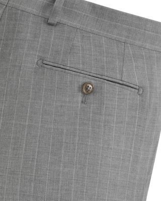 Ted Baker Winter Modern Fit Gray & White Stripe Suit Pants, photo 4