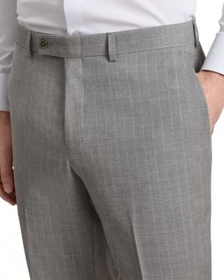Ted Baker Winter Modern Fit Gray & White Stripe Suit Pants, photo 6