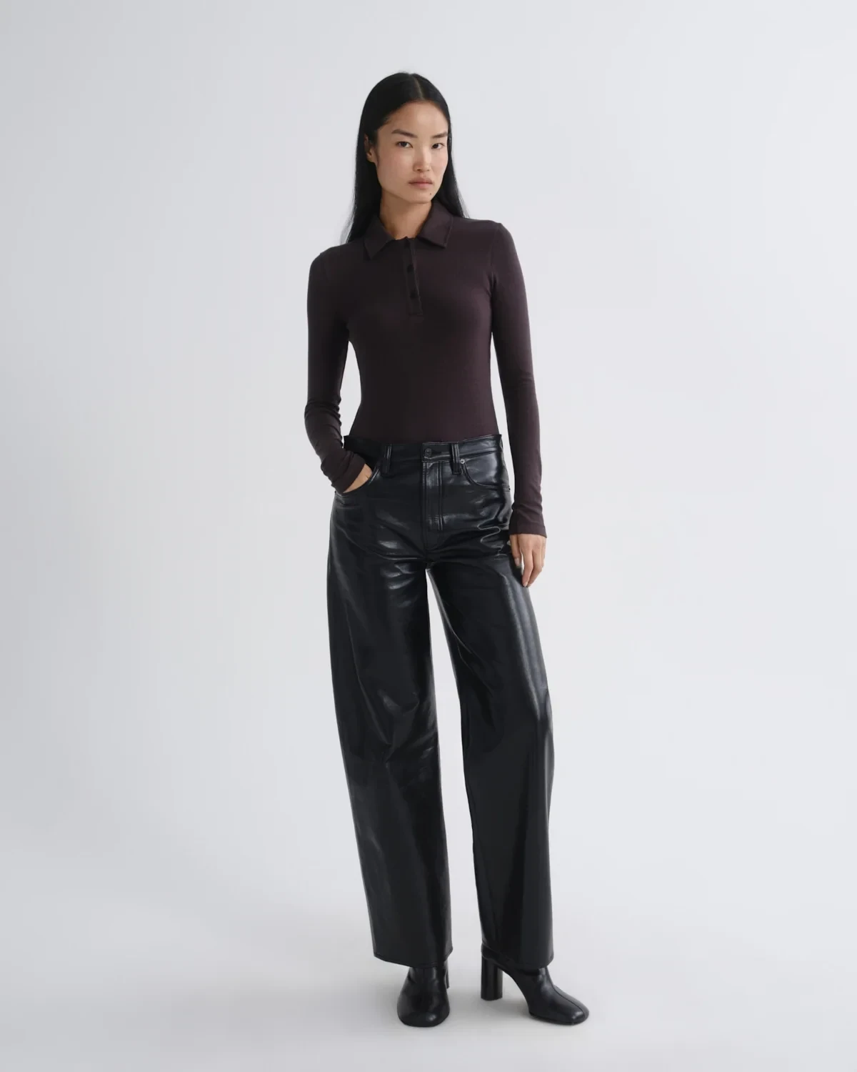 Arc Jean 32" (Recycled Leather) in Detox