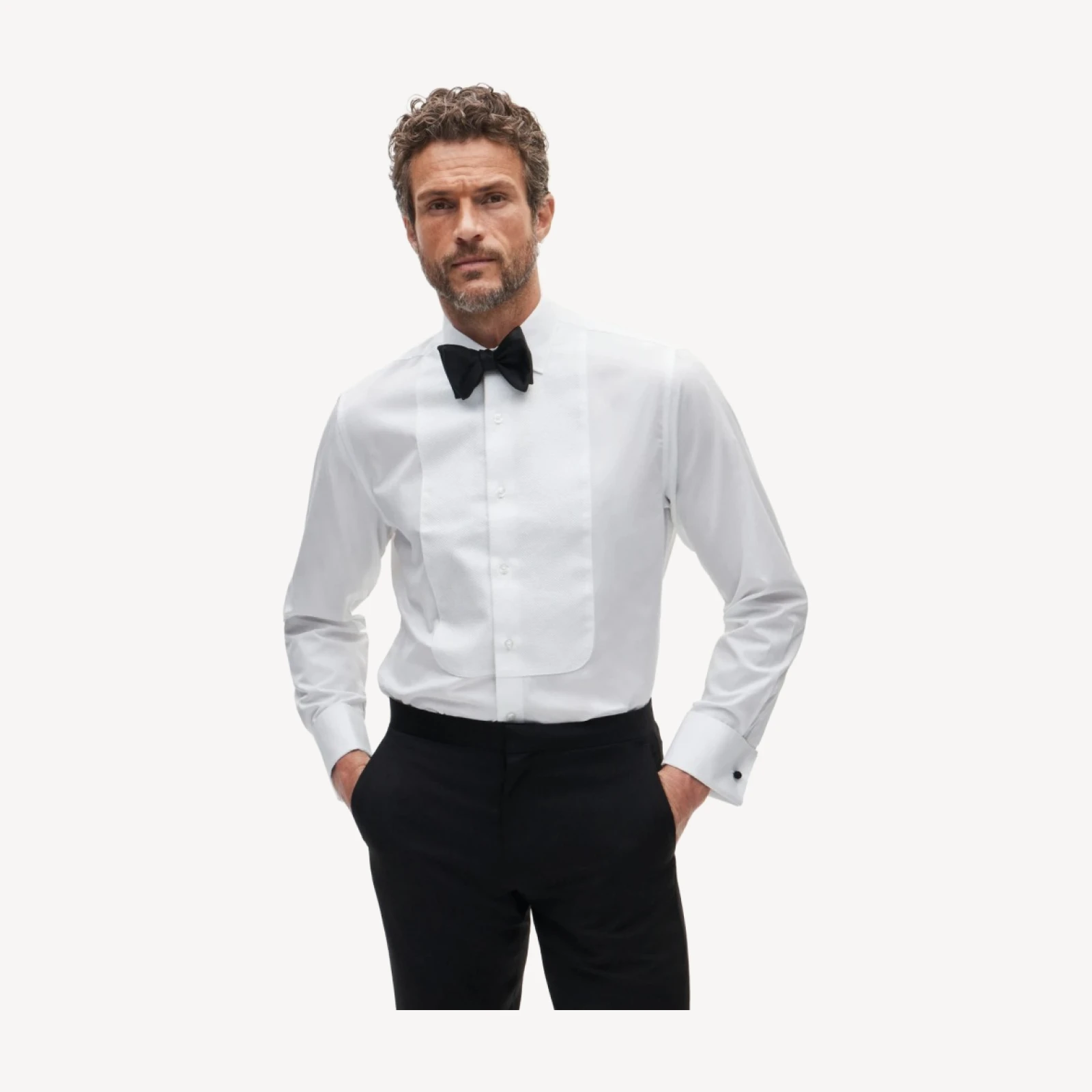 Ludlow Premium cotton tuxedo shirt