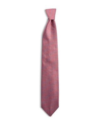 David Donahue Silk Classic Geometric Tie