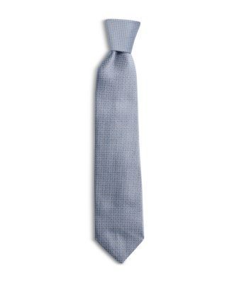 David Donahue Silk Classic Geometric Pattern Tie