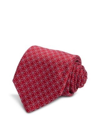 David Donahue Silk Classic Floral Tie