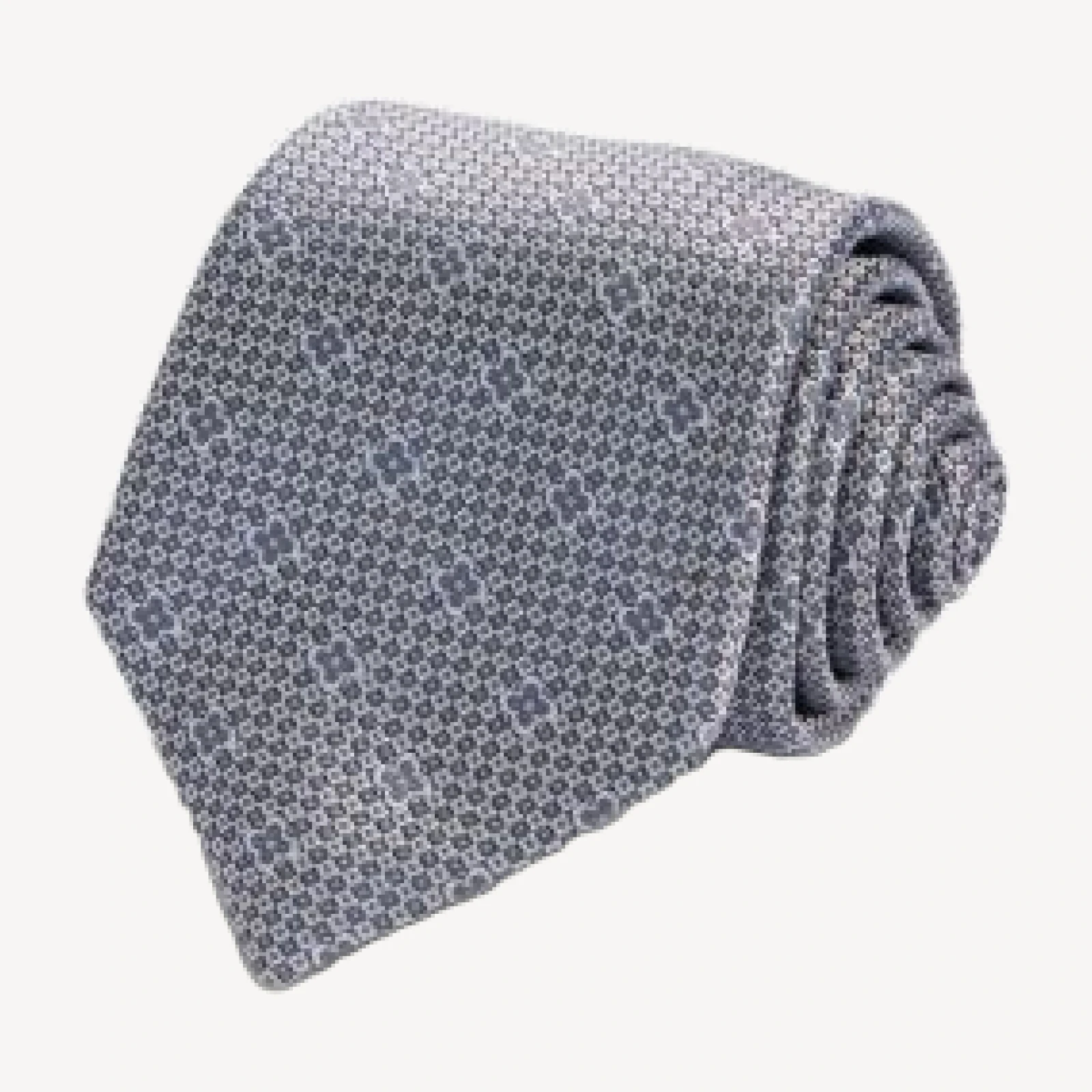 David Donahue Silk Classic Diamond Floral Tie