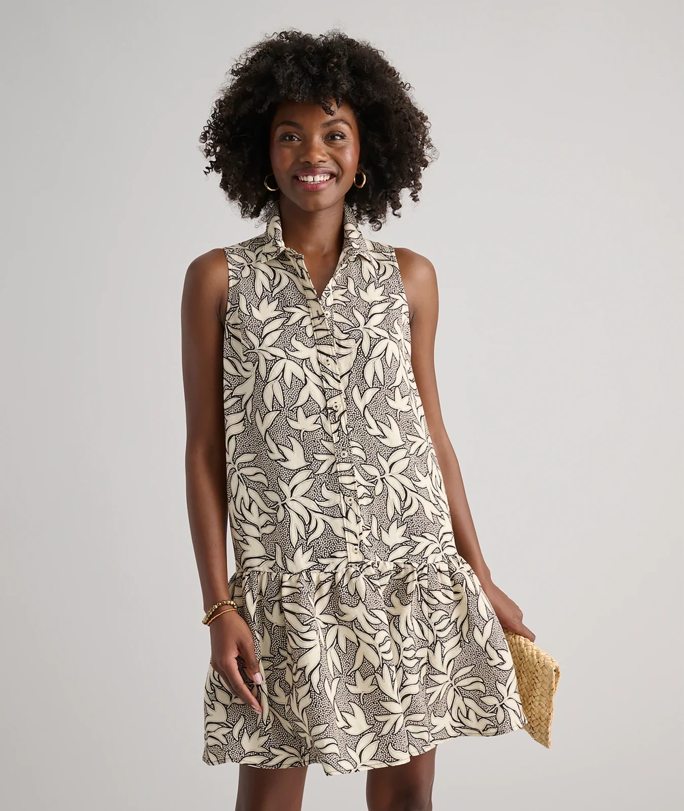 Linen Blend Sleeveless Amara Dress
