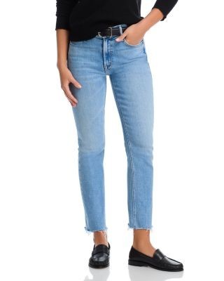 Mother Petites Lil Mid Rise Dazzler Ankle Jeans in Blessing In Disguise