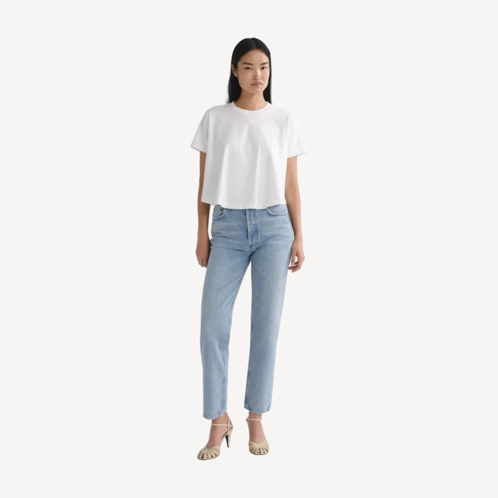 90's Pinch Waist High Rise Straight (Weightless) in Addition
