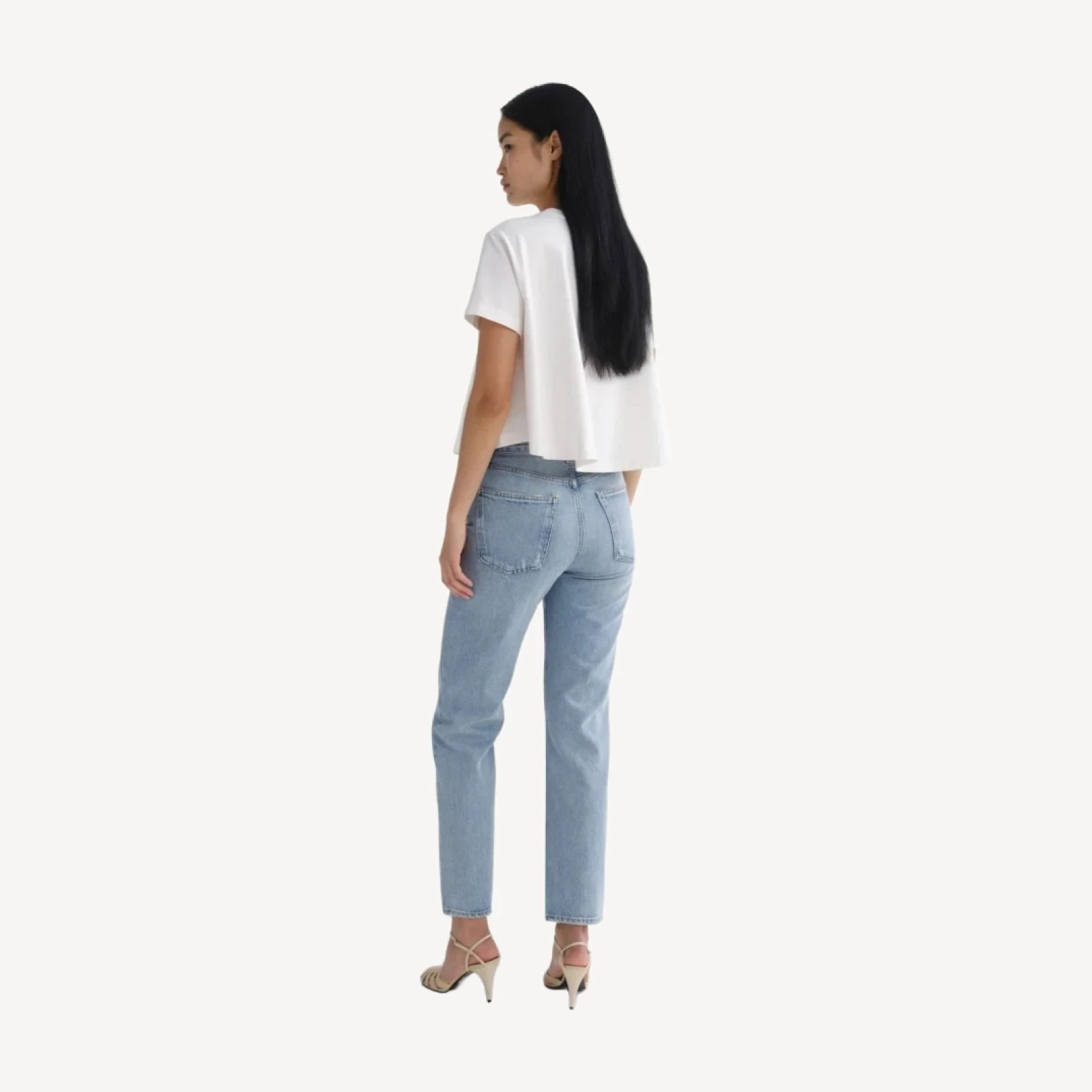 90's Pinch Waist High Rise Straight (Weightless) in Addition