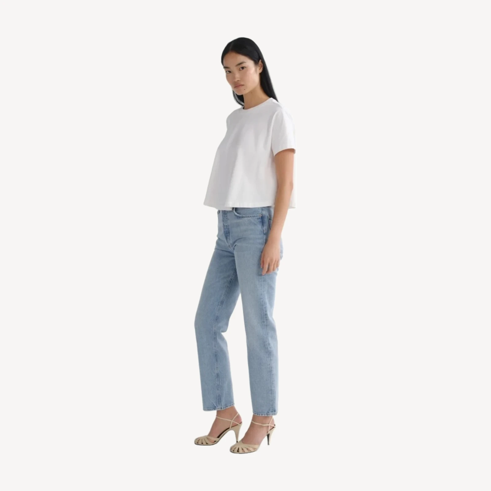 90's Pinch Waist High Rise Straight (Weightless) in Addition