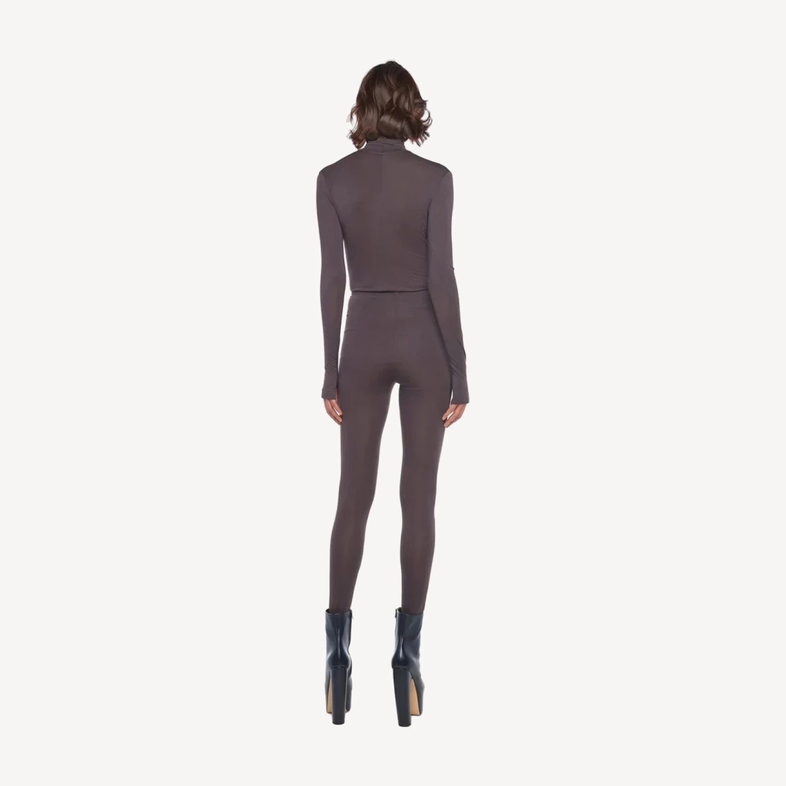 SLIM FIT LONG SLEEVE TURTLE TOP