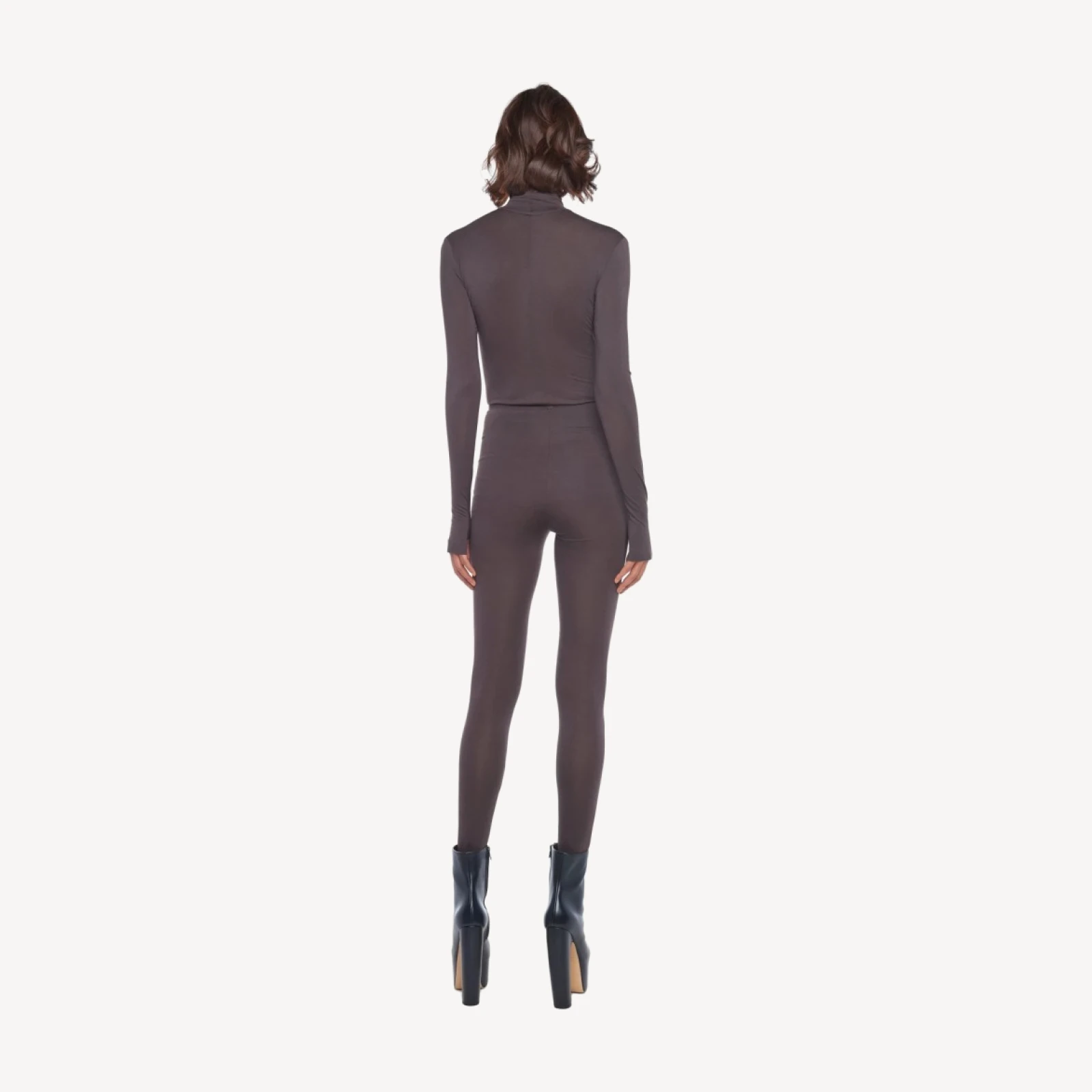 SLIM FIT LONG SLEEVE TURTLE TOP