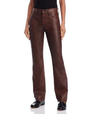 Mother The Insider Sneak High Rise Jeans in Just A Scratch