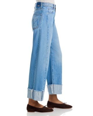 Mother The Halfpipe High Rise Ankle Cuff Jeans in Last Bite