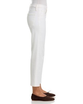Mother The Newbie Mid Rise Straight Ankle Jeans in Fairest of them all