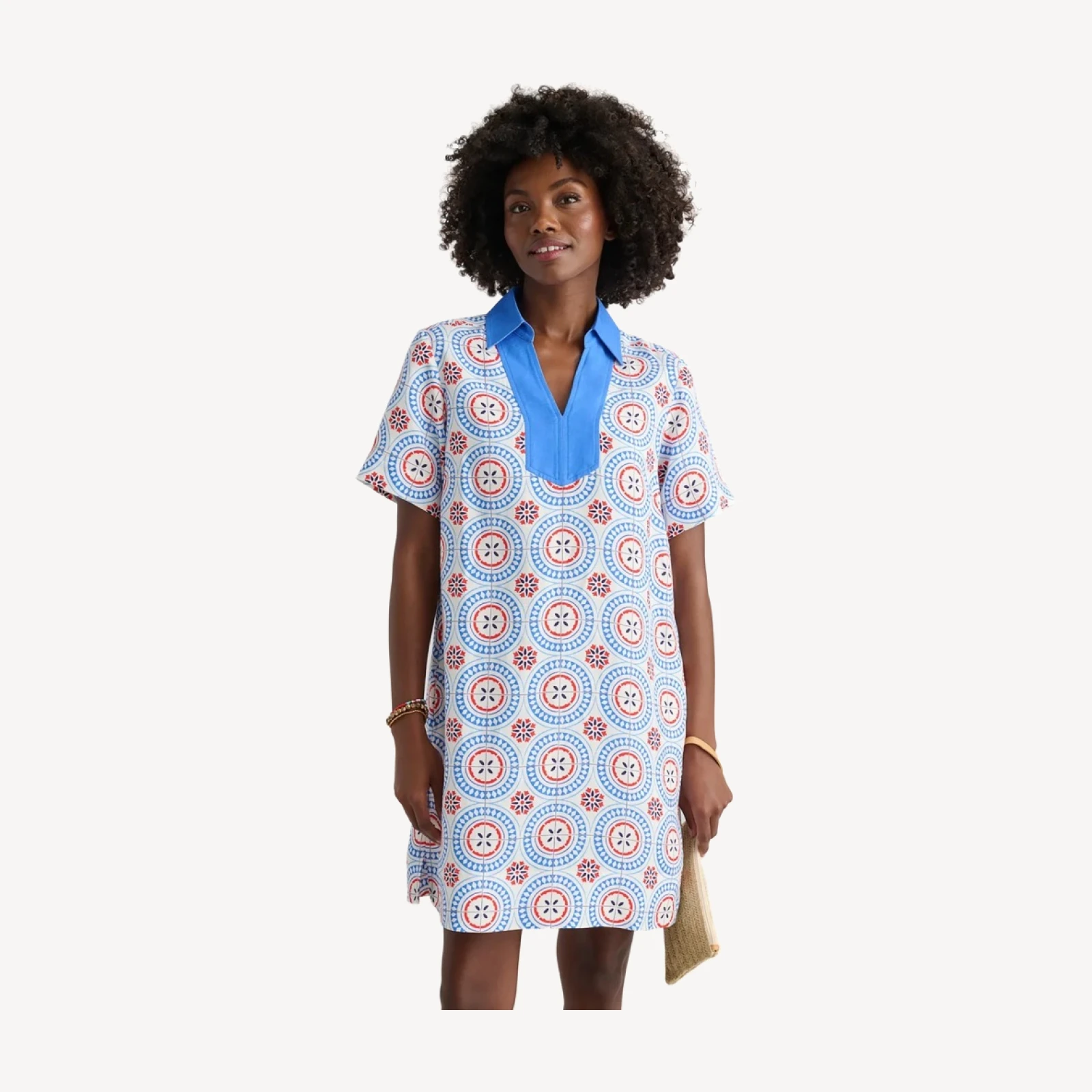 Linen Blend Paola Tunic Dress
