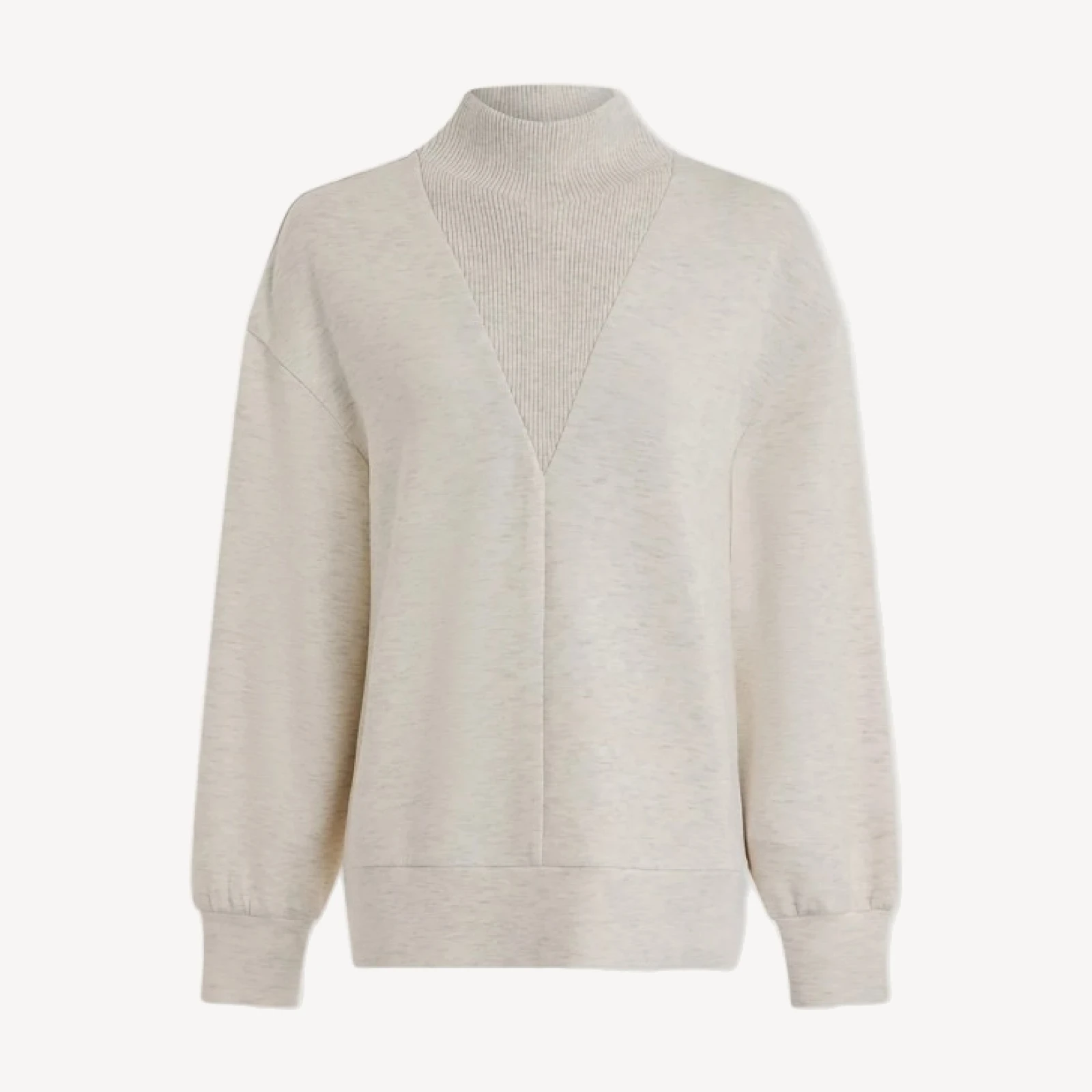 Novi Longline Mock Neck Sweater