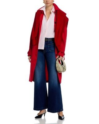 Mother Hustler Roller Patch Pocket Sneak High Rise Jeans in Taking Chances