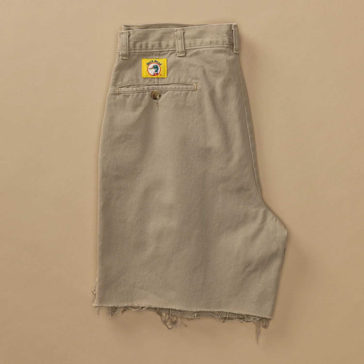 Pleated Cut Off Chino Short 33W - Duck Head Vintage