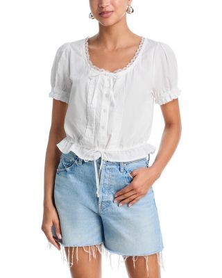 Mother The Love Letter Puff Top