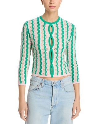 Mother The Crewneck Cardigan Sweater