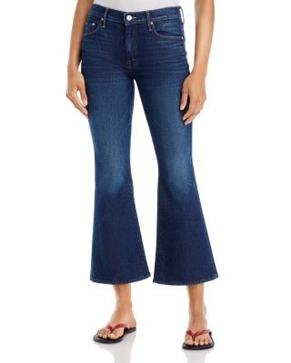Mother The Weekender Mid Rise Flared Jeans In Kicks And Riffs