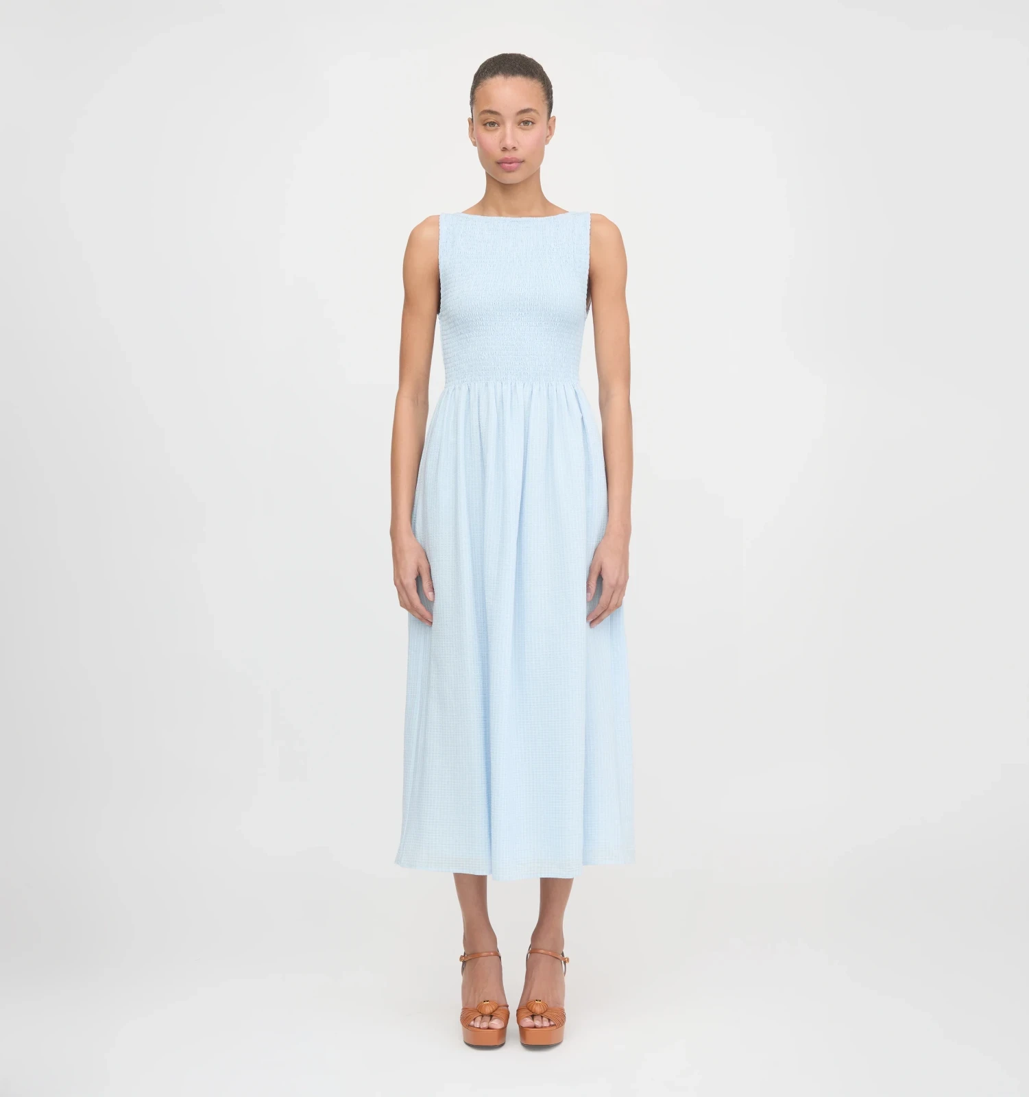 The Cosima Nap Dress - Pale Blue