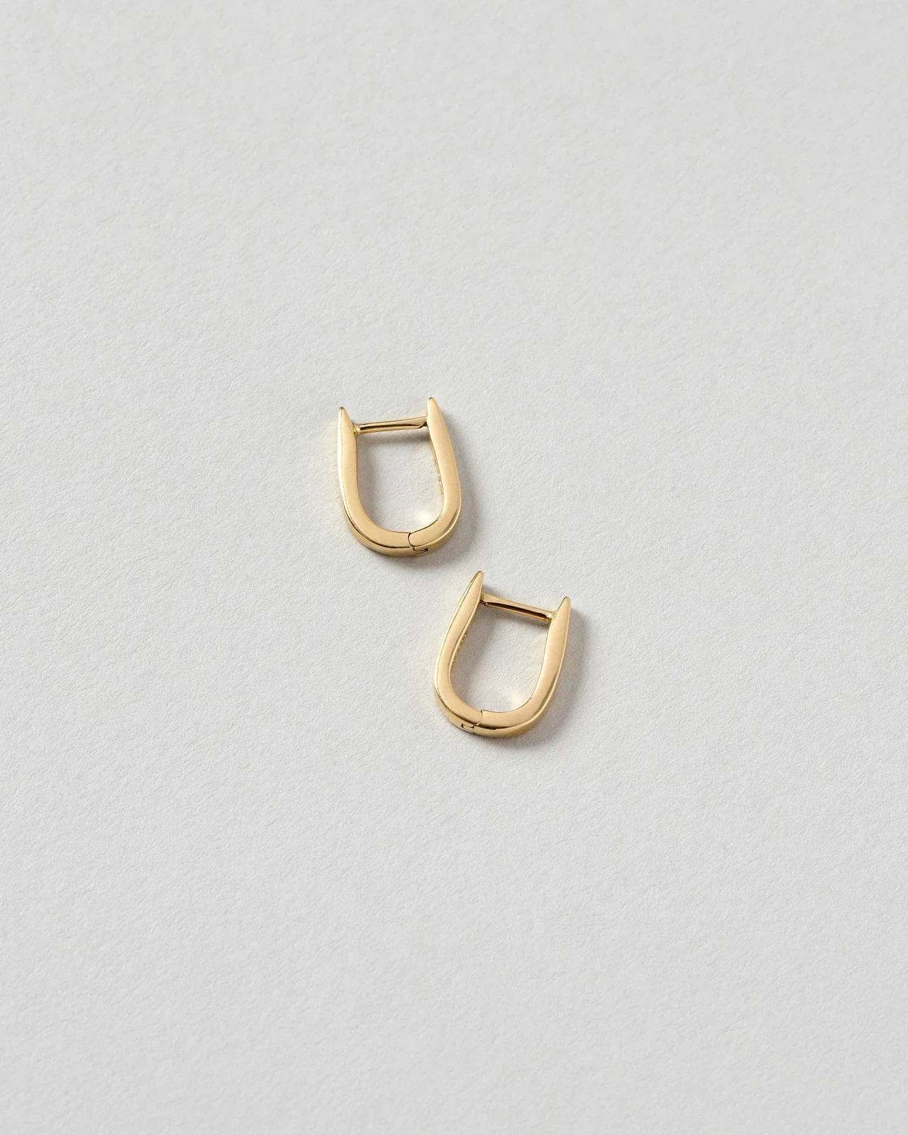 Poppy Flower Bud Huggie Hoop Earrings