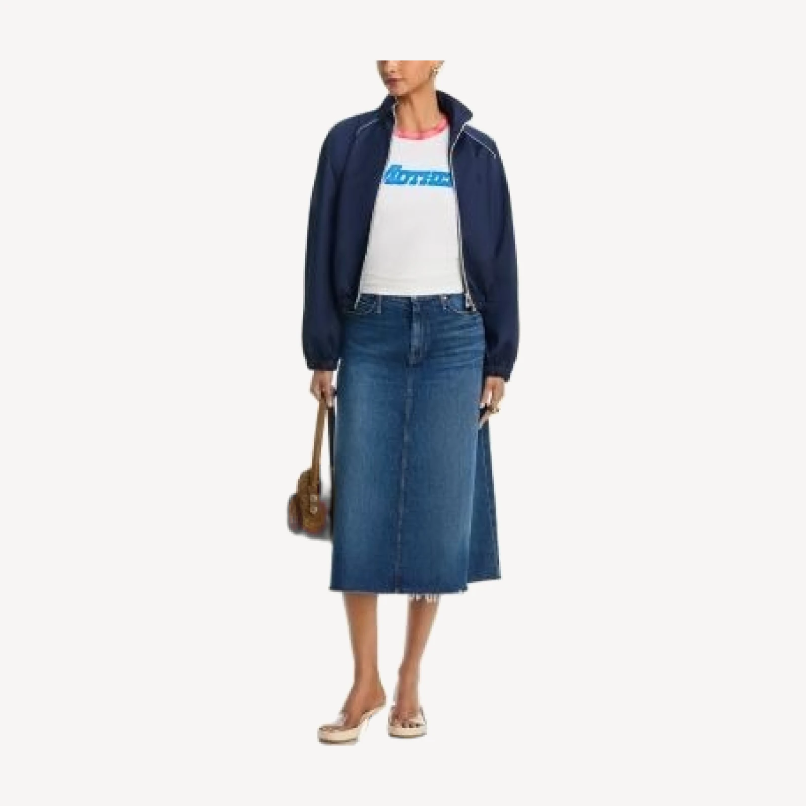 Mother The Lil Goodie Ringer Tee