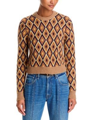 Mother The Crop Printed Jumper