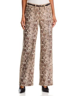 Mother The Maven Sneak High Rise Jeans in Royal Serpent