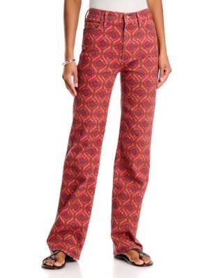 Mother The Kick It Printed Jeans in Antivenom