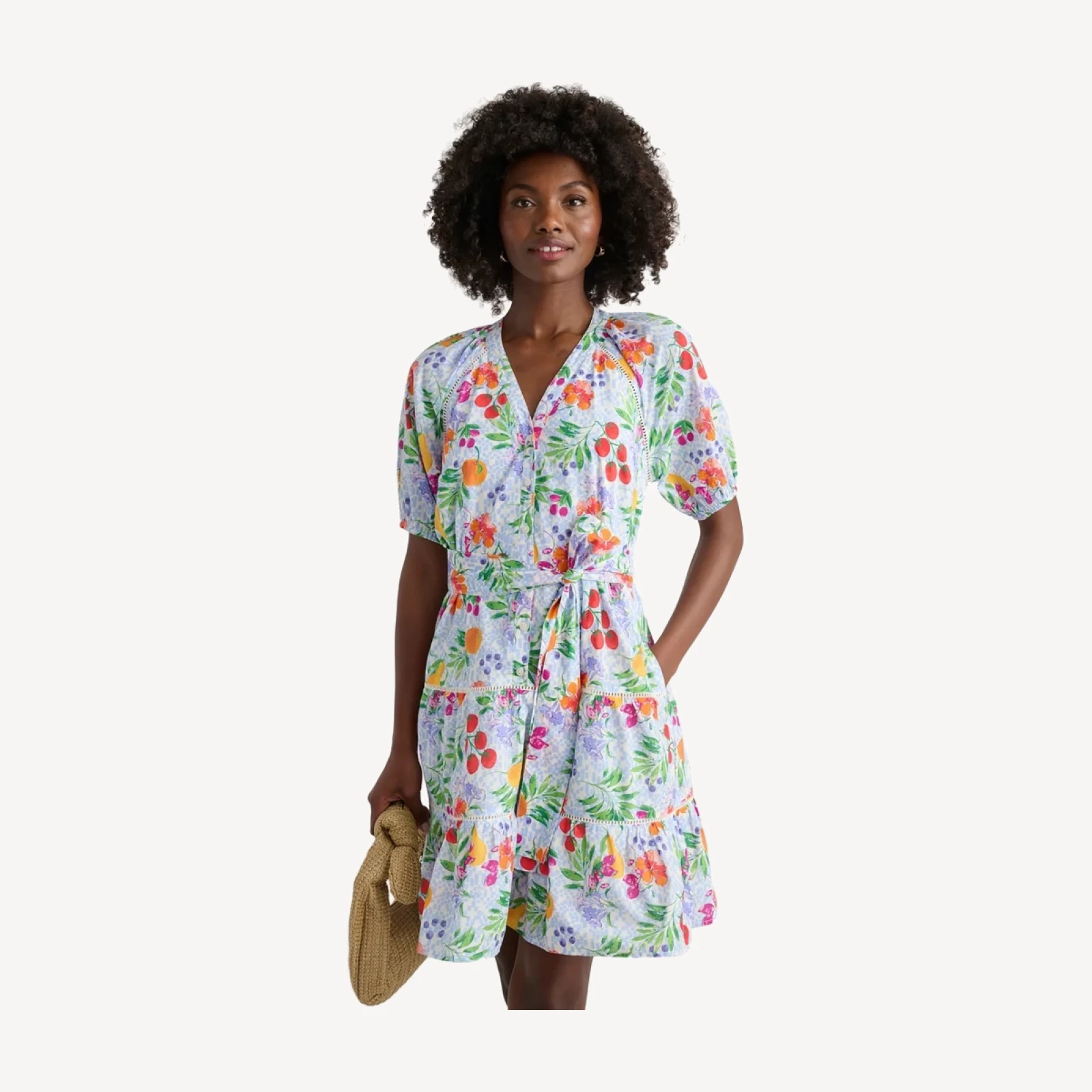 Cotton Short-Sleeve Sierra Dress