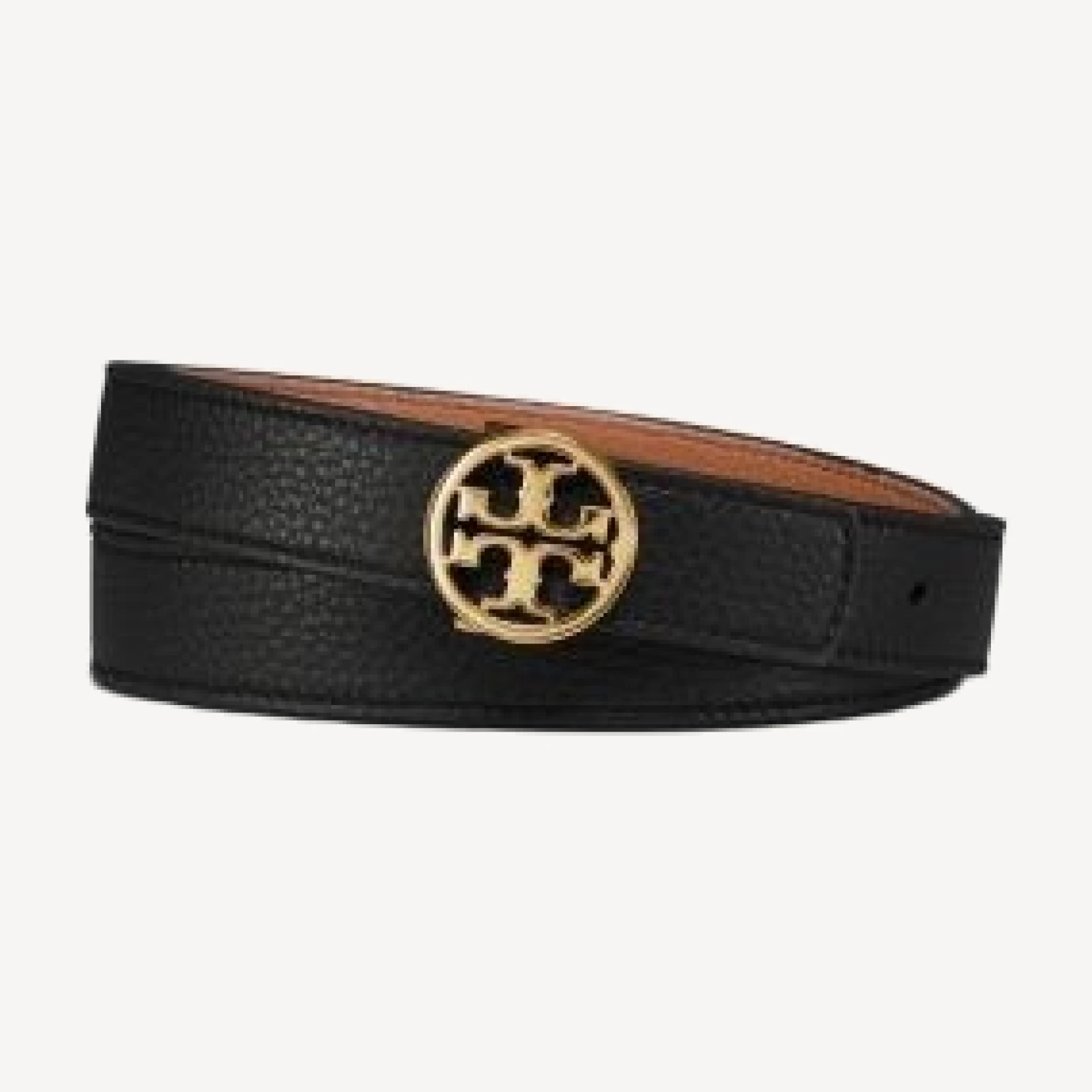 Tory Burch Reversible Leather Logo Belt