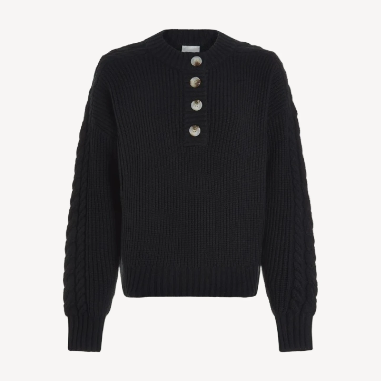 Vera Button Neck Sweater