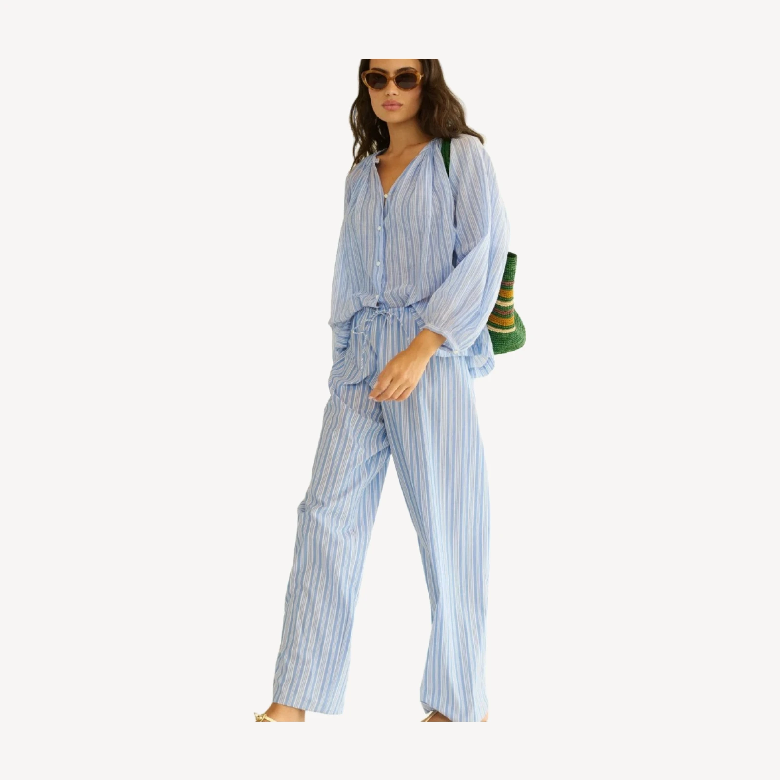 JONIE TOP -- SALERNO STRIPE