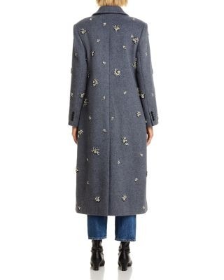 Simkhai Gianni Rhinestone Embellished Coat