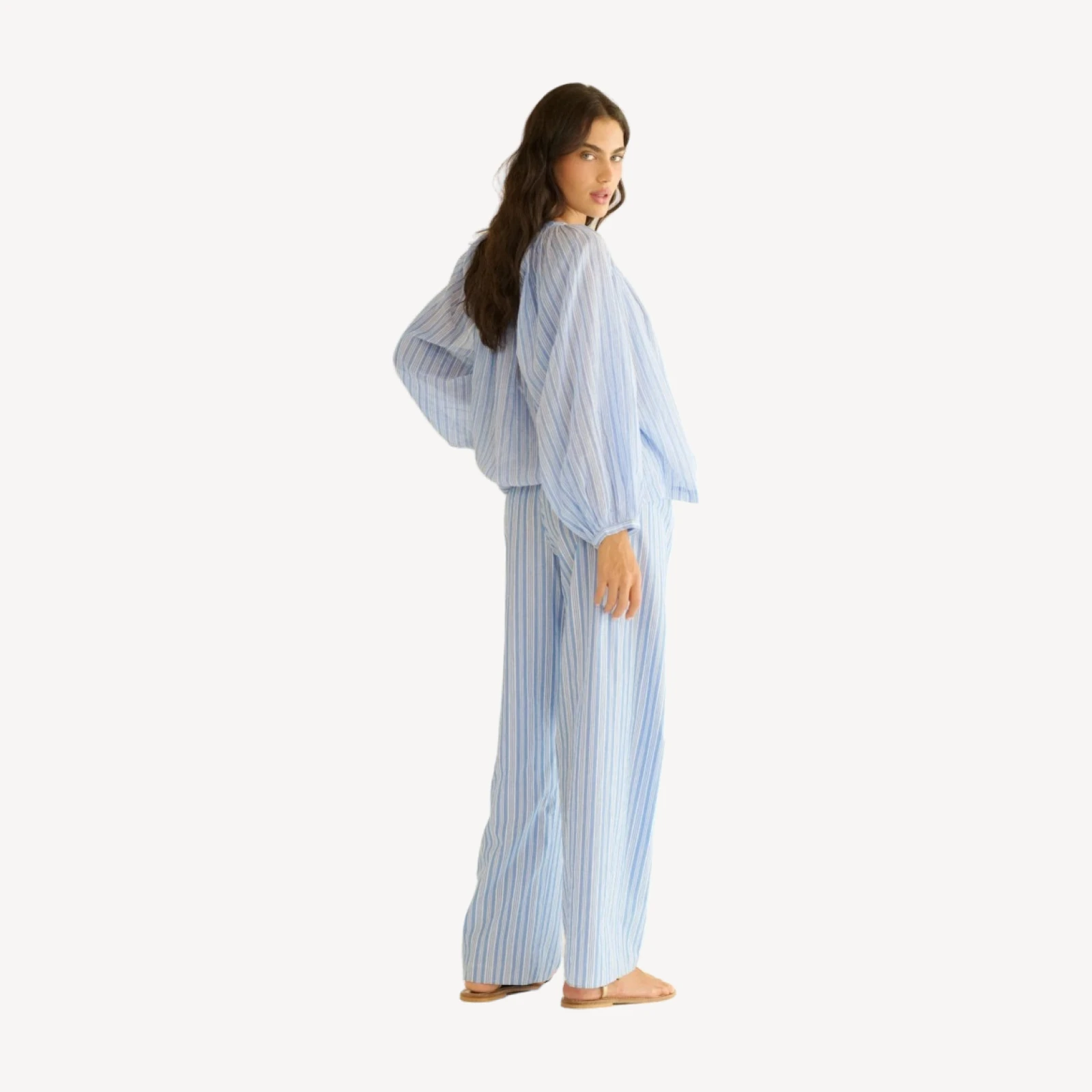 JONIE TOP -- SALERNO STRIPE