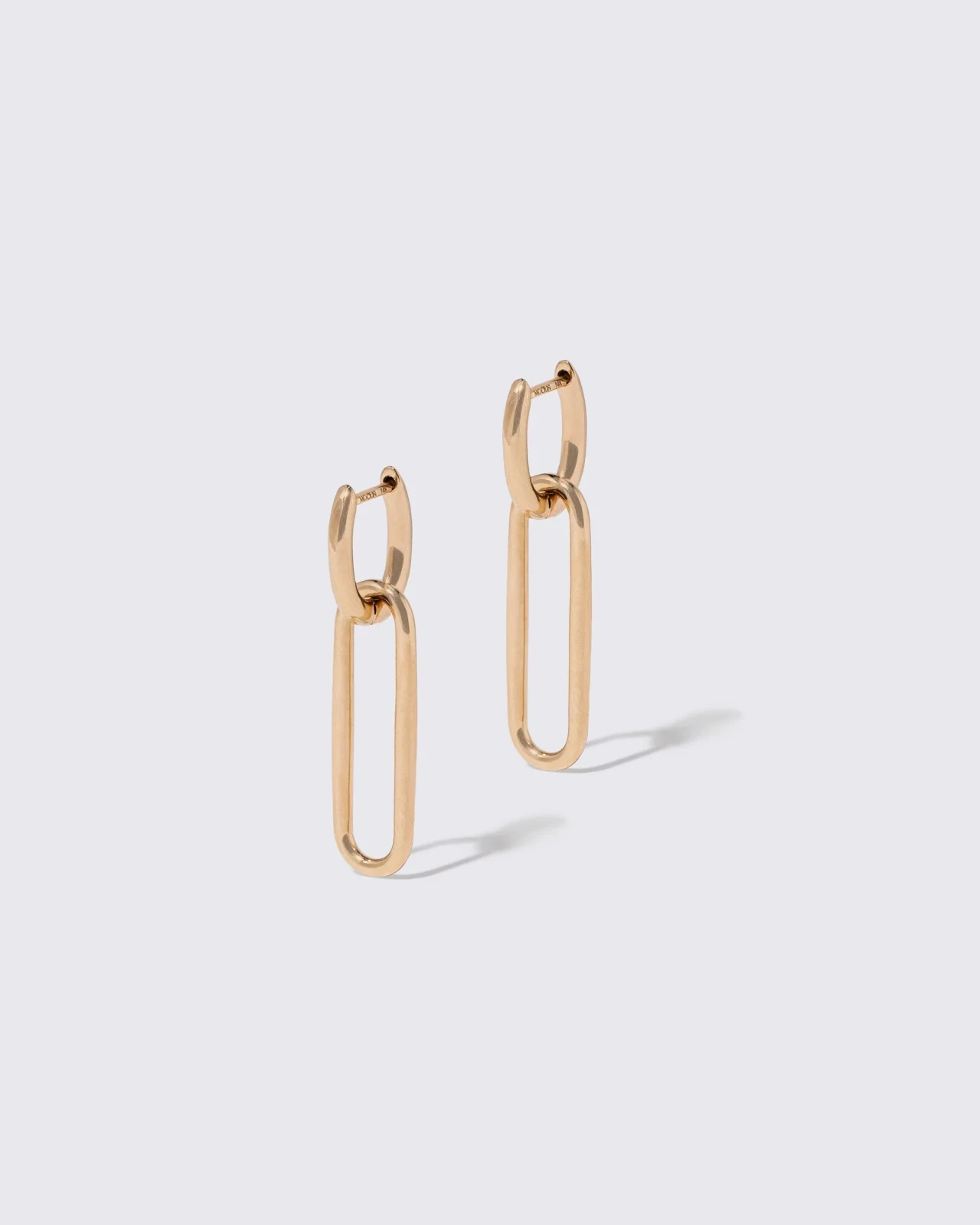 Link Huggie Hoop Earrings