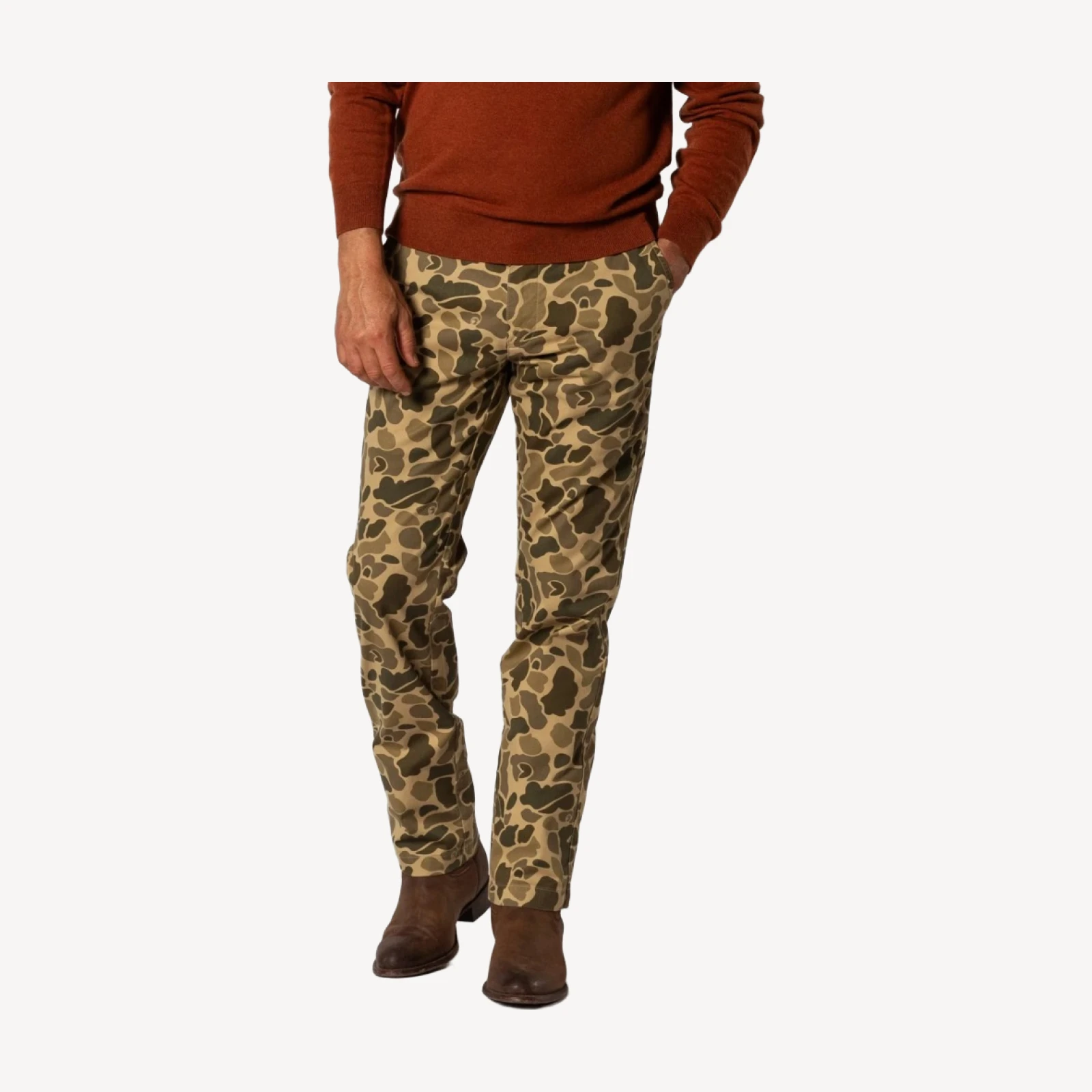 Classic Fit Gold School Chino - Original Khaki Camo