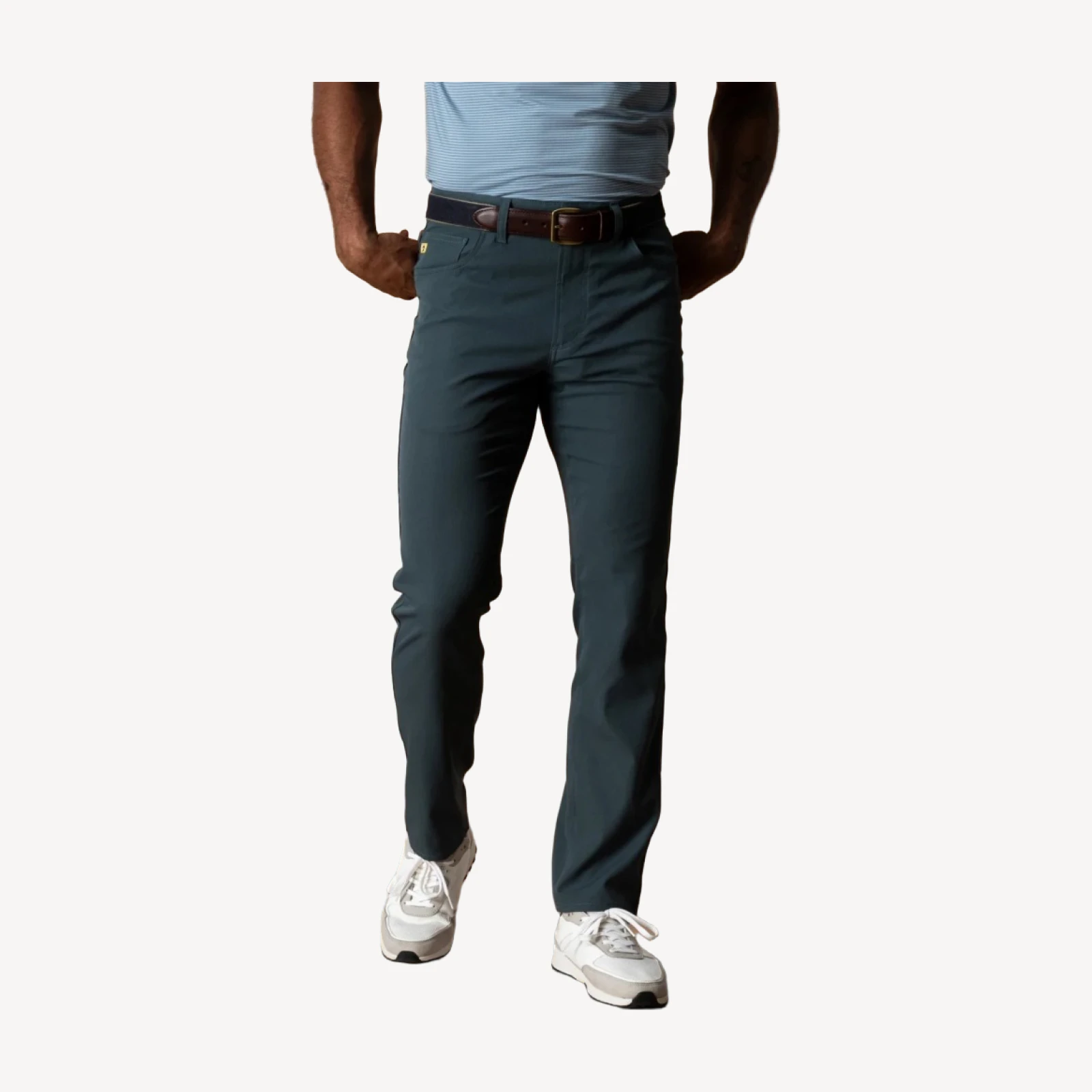 Long Drive Performance Five-Pocket - Graphite Blue