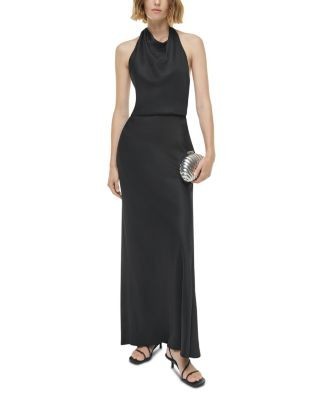 Simkhai Reannon Draped Satin Gown