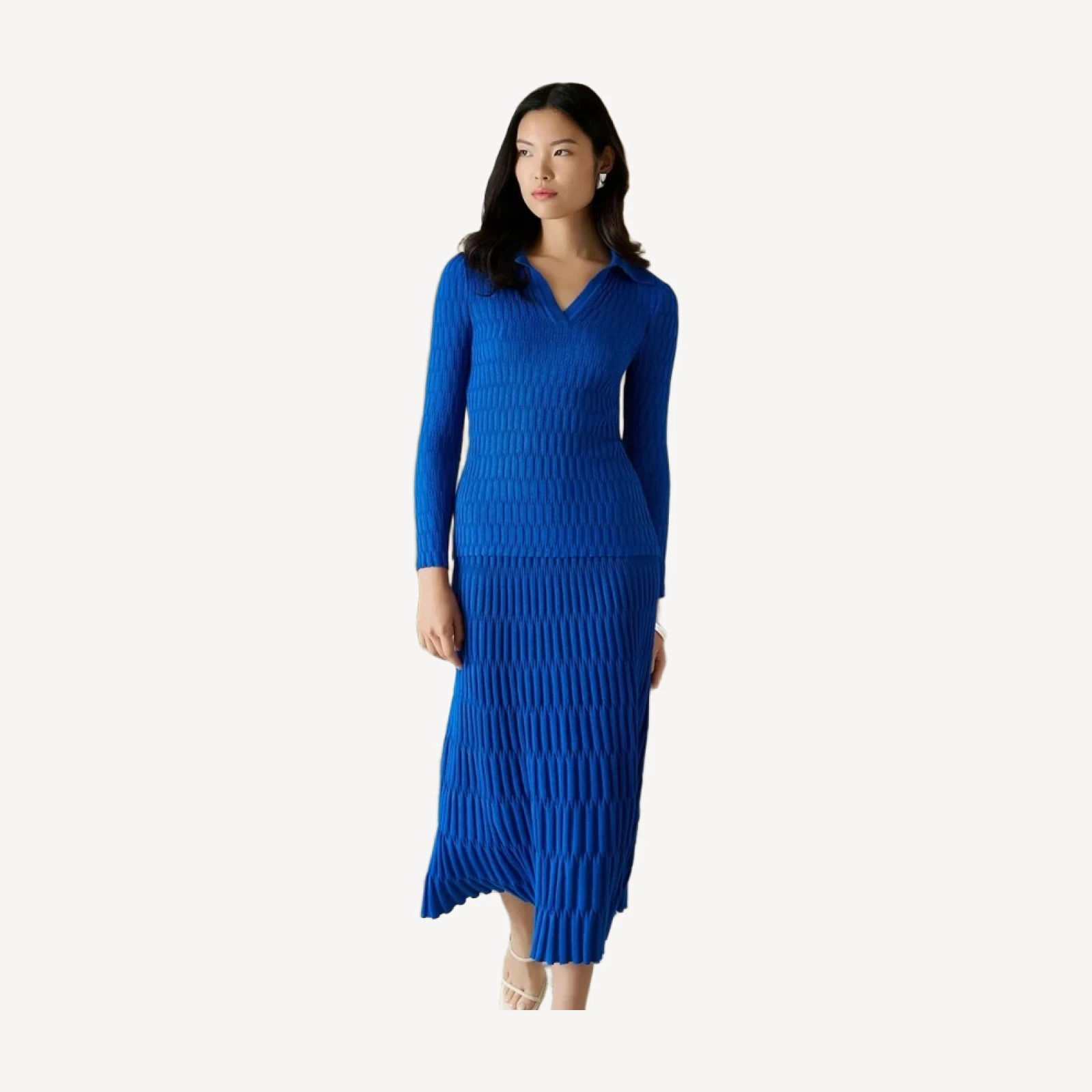 Raised Geometric Soft Knit Tunic
