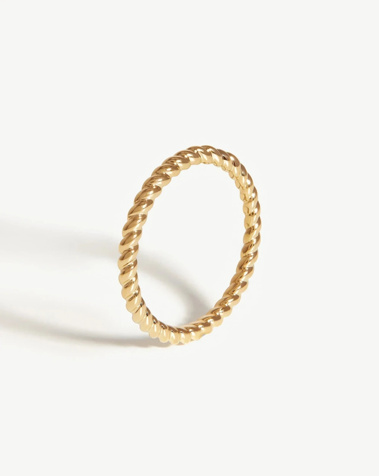 Solid Gold Rope Ring | 9ct Solid Yellow Gold