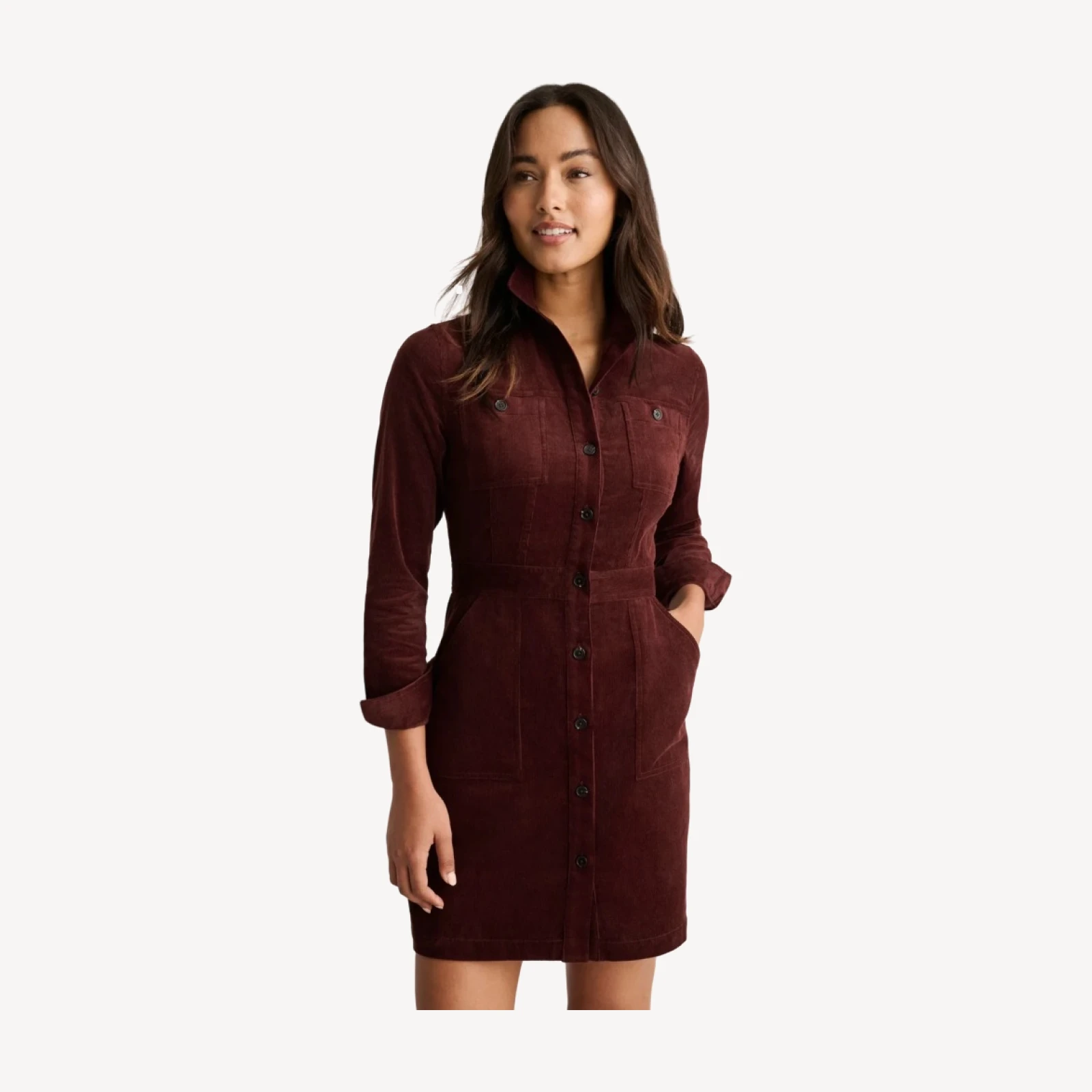 Corduroy Cora Shirt Dress - FINAL SALE